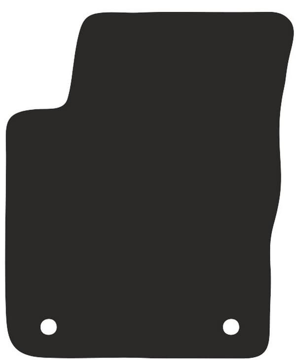 polyamid førermåtte til Hyundai i10 hatchback 2007-2013 gummibelagt førermåtte