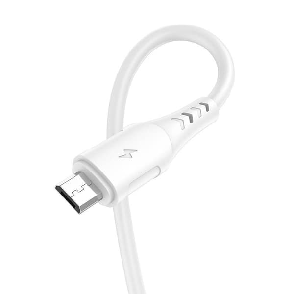 VFAN Colorful X12 USB til Micro USB-kabel, 3A, 1m (hvid)
