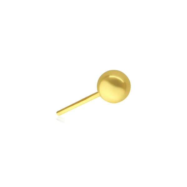 Titanium PUSH IN Møtrik - Guld - TPI-004 4 mm