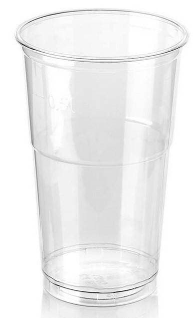 Plastik smoothie kop diameter 95mm 400ml 50stk