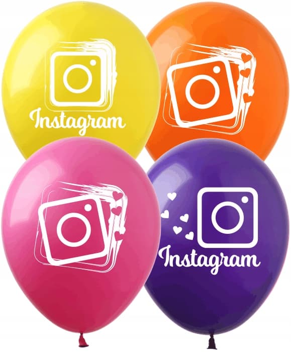 Latexballoner Instagram 12 tommer 1 stk.