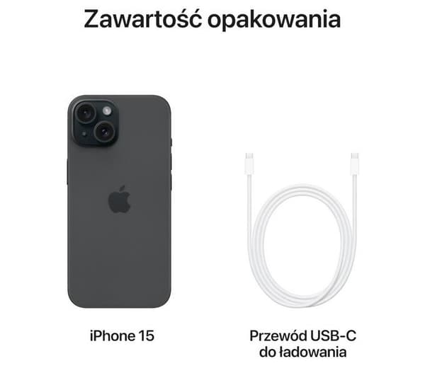 Älypuhelin APPLE iPhone 15 256GB Musta MTP63PX/A