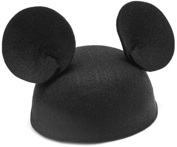 Musehat sort 1 stk.