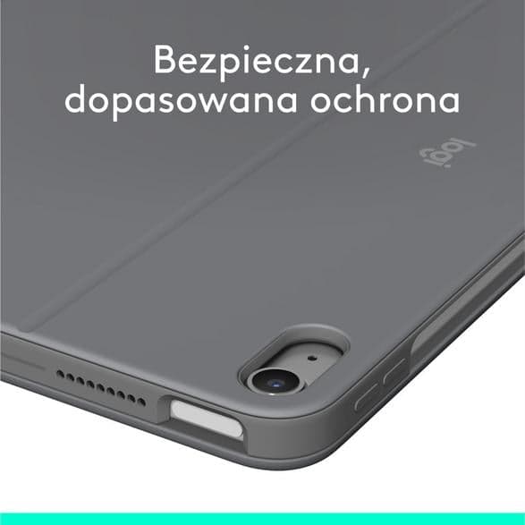 Logitech Combo Touch tangentbordsetui för Apple iPad Air 11 (M2) grå