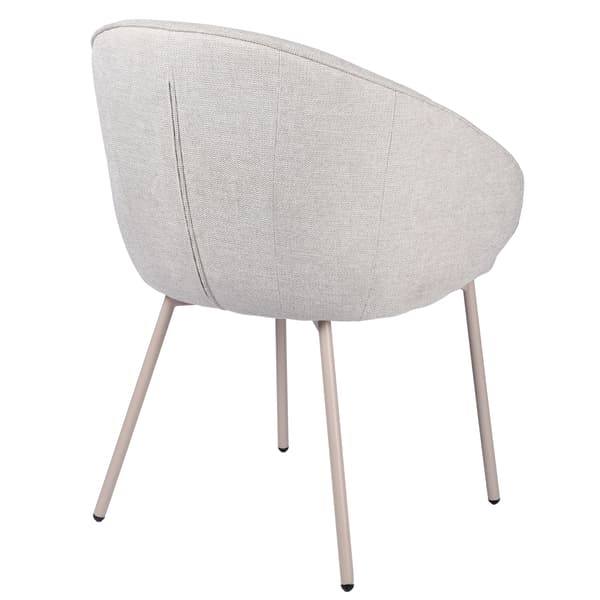 OTILO klädd fåtölj, beige tyg
