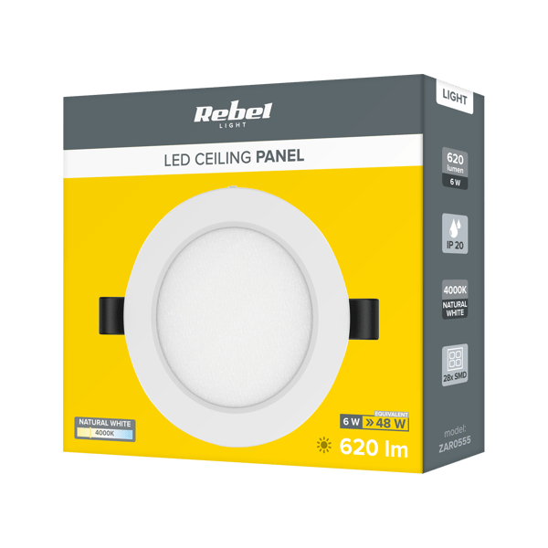 LED loftlampe 18W Rebel 4000K 230V