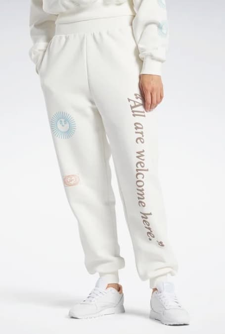 REEBOK HVIDE SWEATPANTS TIL DAME M 0A9B6_A* BAGGRUNDE