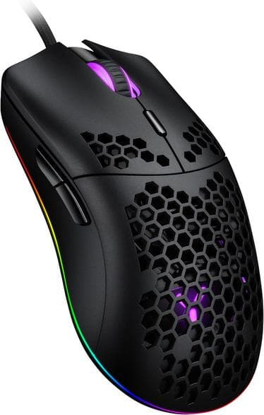 ISY IGM-4000 Ultralight RGB Sort Kablet Mus