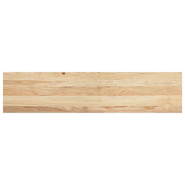 vidaXL trappetrin, 2 stk. ubehandlede, 110x30x2 cm massivt egetræ