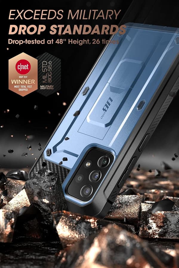BLÅT BUMPER-ETUIL TIL SAMSUNG GALAXY A72