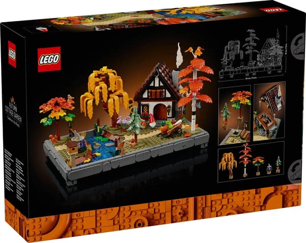 LEGO Icons 11372 Efterårshave med hytte, 1102 dele