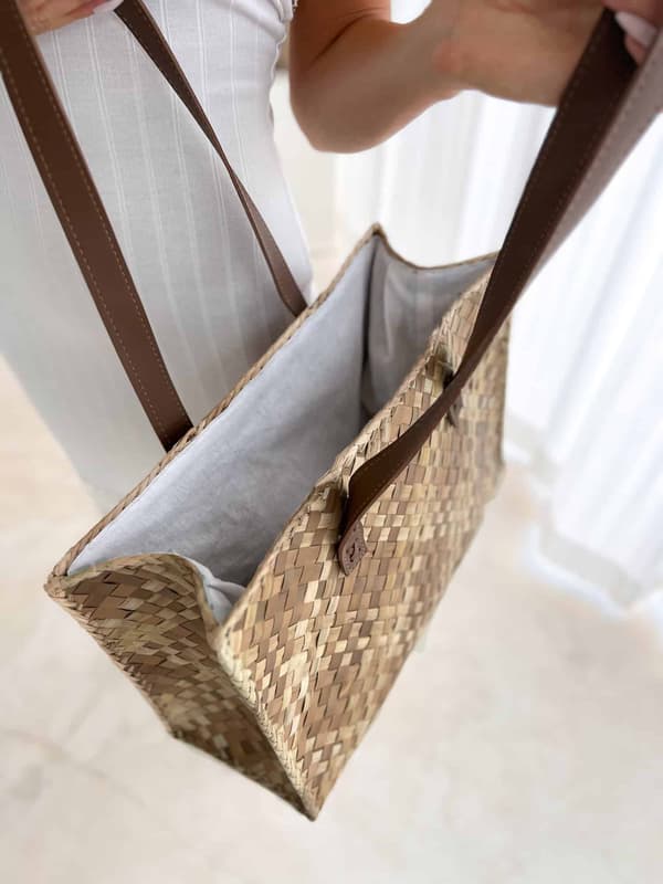 Käsilaukku Shopper EMI Beige L
