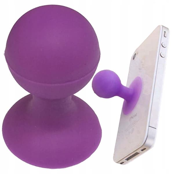 Rund hovedtelefonholder - Lilla