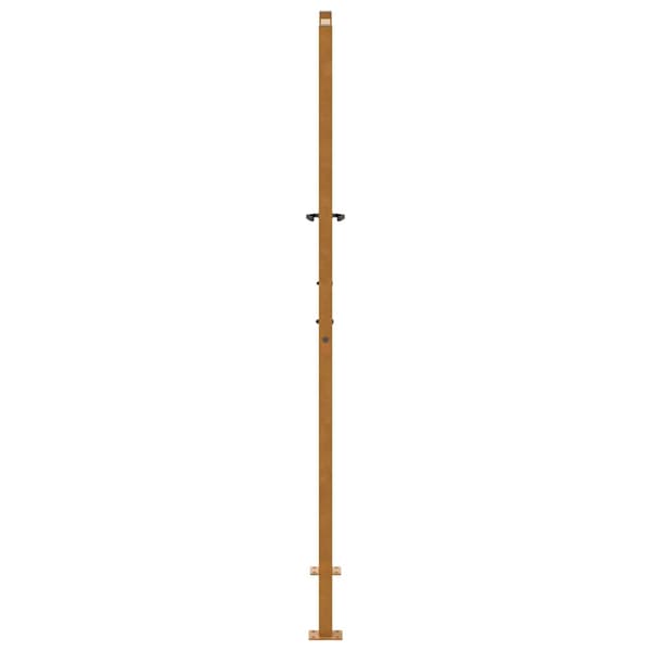 vidaXL havelåge 105x180 cm rustfrit stål bølgemønster