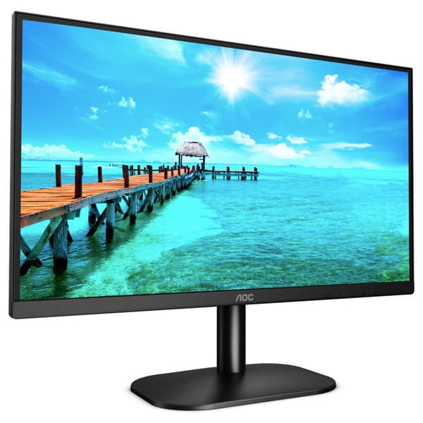 AOC LED-skærm 21,5" 22B2H/EU rammeløs, Full HD, sort