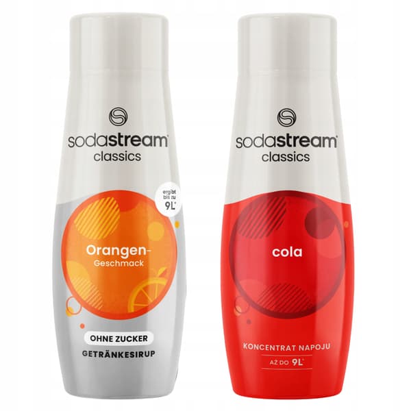 SodaStream Orange Zero Sirap Sockerfri Apelsin + Cola