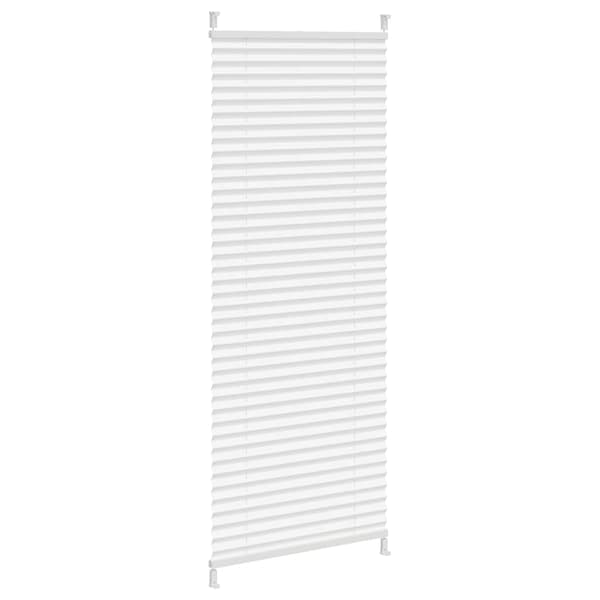 Plisserad rullgardin, vit (60x125cm)