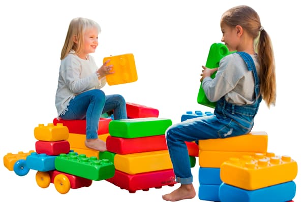 Marioinex Mega BLOCKS -tiilet + pyörät luova