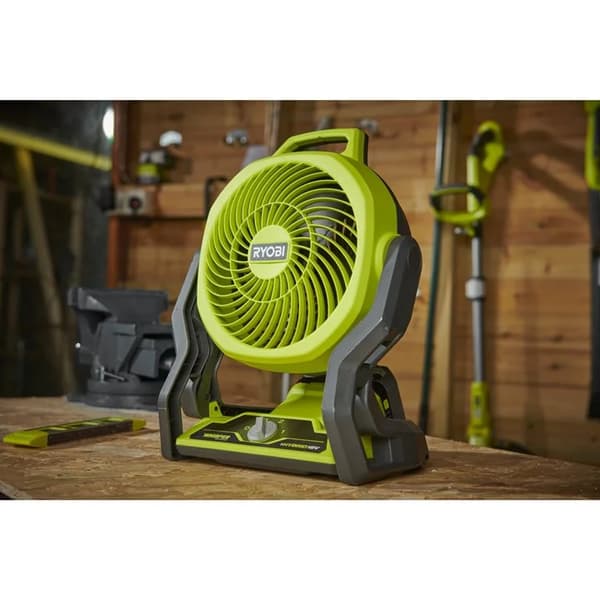 205520 RYOBI Ventilator 18V ONE+ 7.5" . Version uden batterier og oplader.
