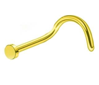 Næseringplade guld - NS-014 0,8/6,5