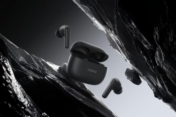 REALME Buds T310 ANC Sorte Trådløse (TWS) Hovedtelefoner