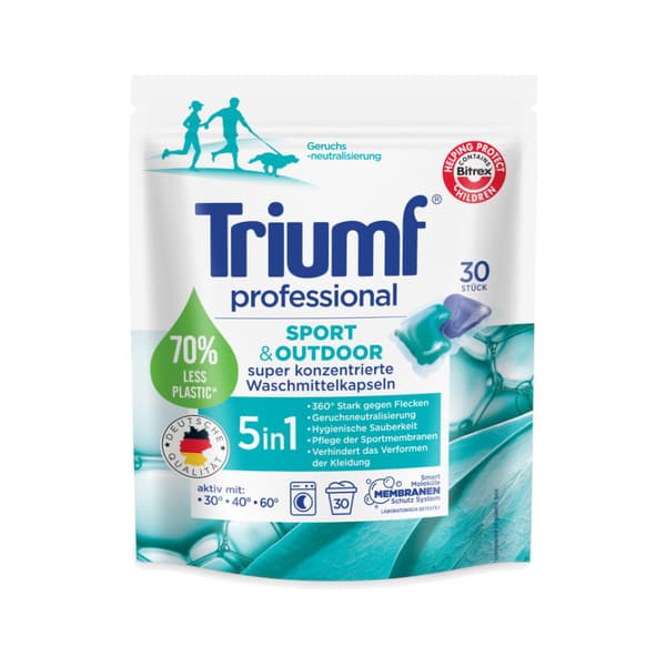 TRIUMF Sport&Outdoor pyykkikapselit 30 kpl