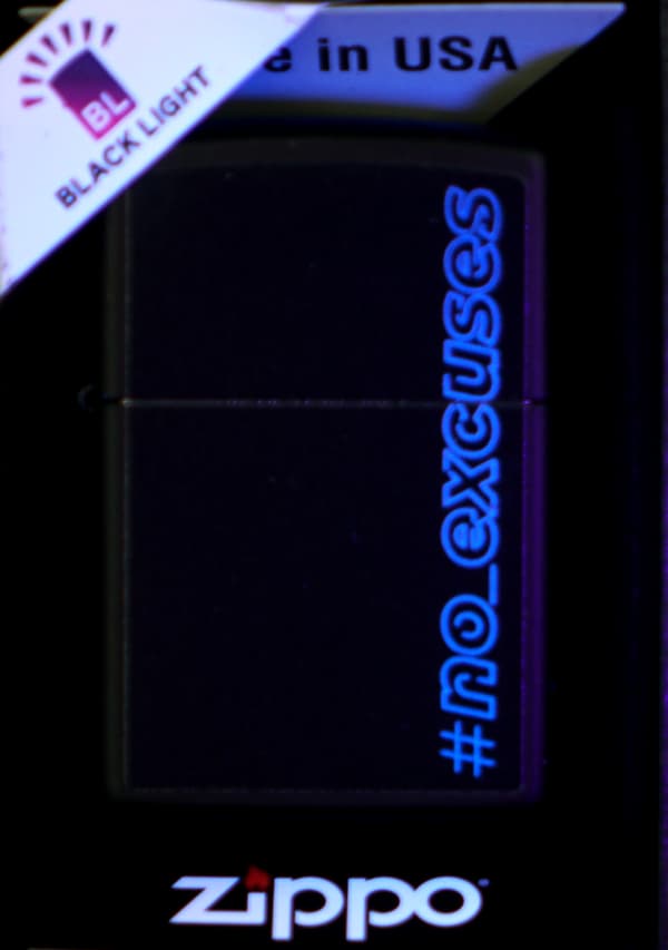 ZIPPO Lighter #NEOEXCUSES Gavesæt nr. 4