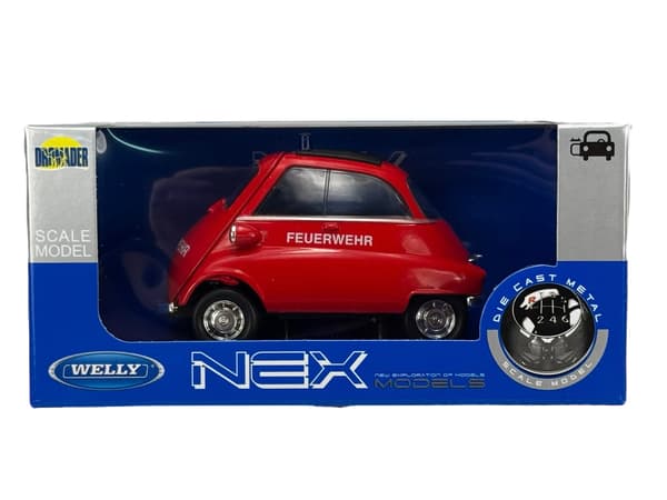 WELLY BMW ISETTA FIRE SERVICE 1:34 43778