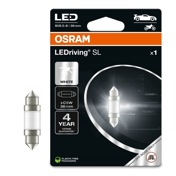 Osram Led Premium New C5W 36mm 6000K EPACK