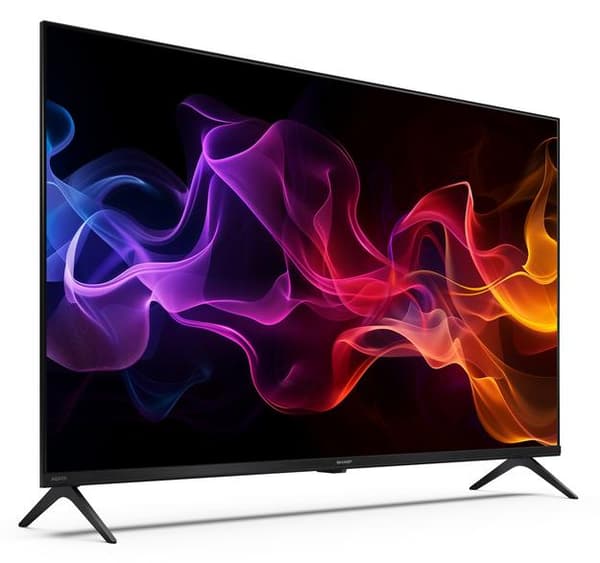 QLED-televisio SHARP 43HP5465E 43" 4K Google TV Dolby Vision Musta