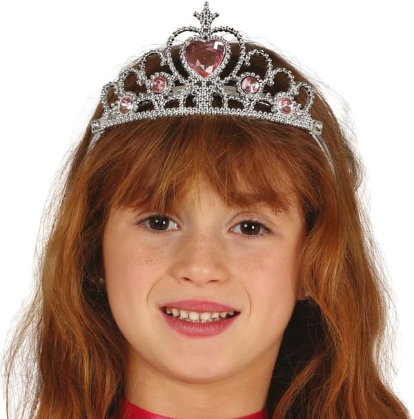 Diadem Tiara Krona Silver 1 st.