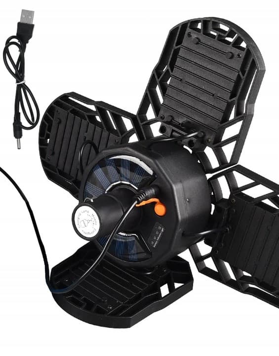 Solcelledrevet campinglampe 200w