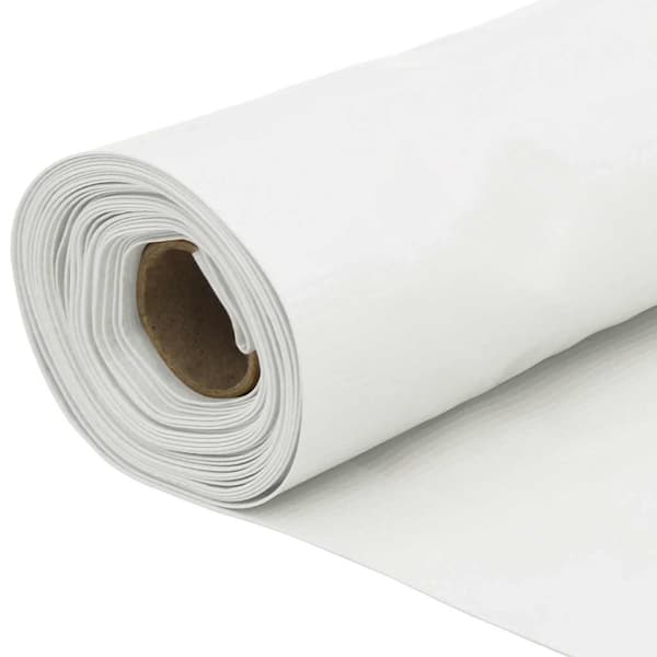 vidaXL Balkongmarkis, vit, 400x120 cm, PVC