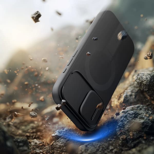 Tech-Protect Kevlar Aura MagSafe-etui til iPhone 17 - Sort