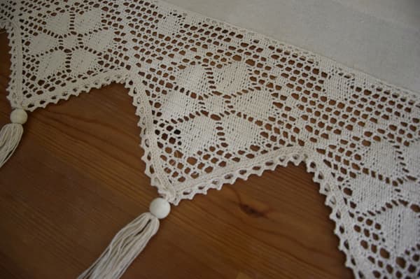 Beige gardin 70/150 blondeperle
