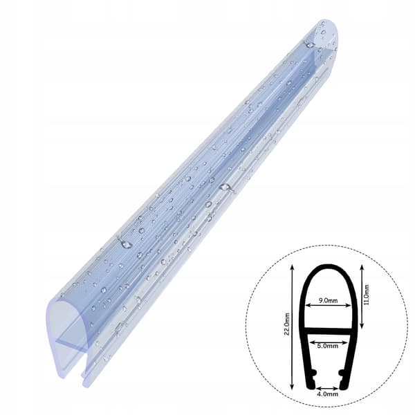 Pakning til brusekabine DK04 4mm-5mm 10cm
