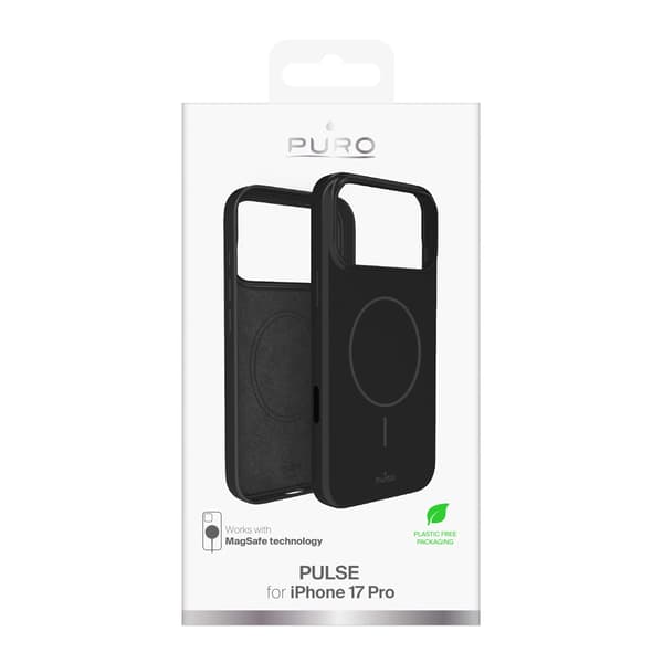 Puro Pulse Beskyttende Etui til iPhone 17 Pro Polycarbonat - Sort