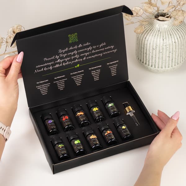 Originalt duftoliesæt 10x10ml - til luftfugterdiffuser