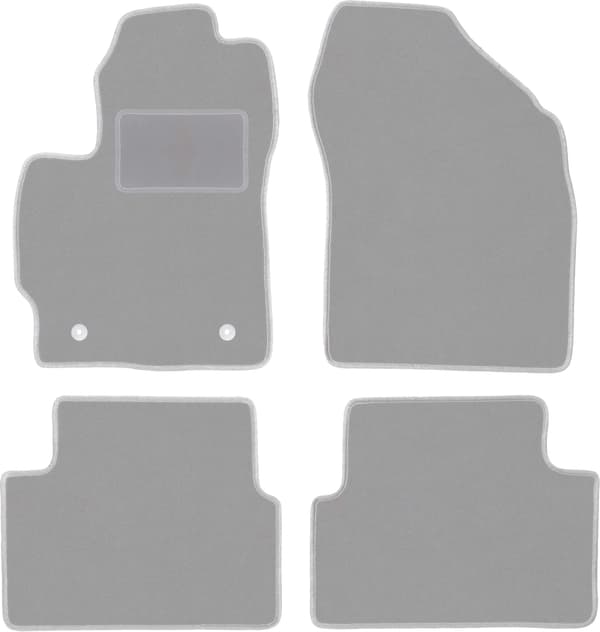 Auton matot harmaat Toyota Corolla E14 / E15 sedan (2007-2012)