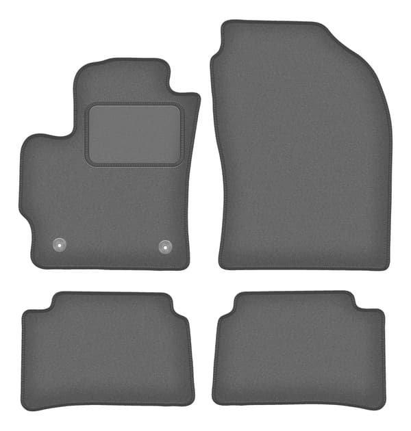 Bilmåtter velour grå til Toyota Corolla E21 hatchback (2019-)