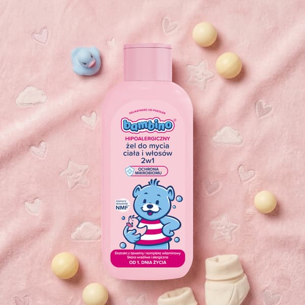BAMBINO Kroppstvätt och hårvård gel 400 ml