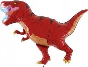 Punainen dinosaurus folioilmapallo 91 cm, 1 kpl.