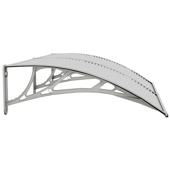 vidaXL Ovikoski, harmaa, 150x75 cm, polykarbonaatti