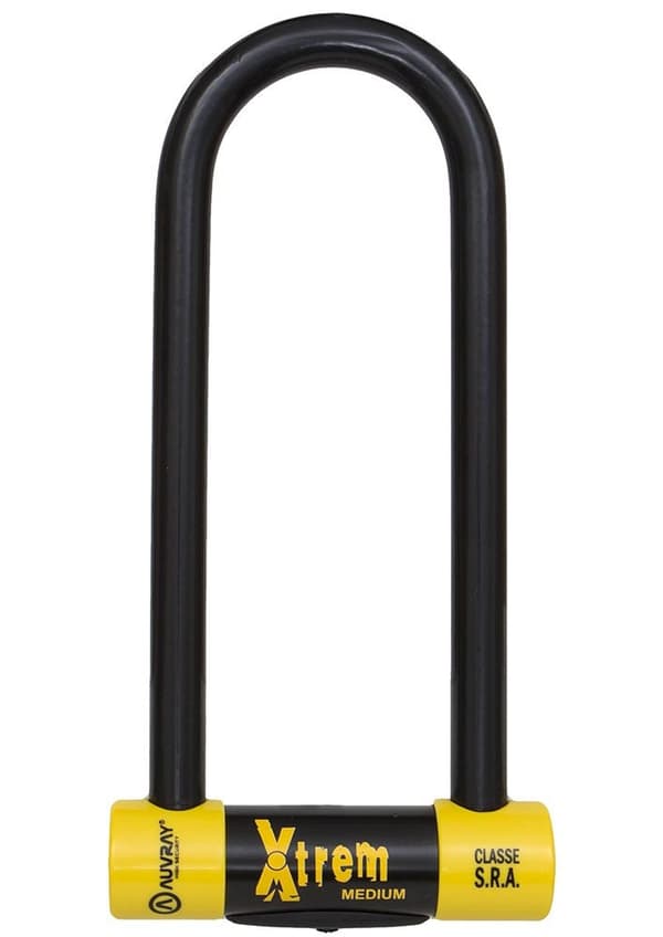 AUVRAY U-LOCK XTREM MEDIUM-spänne - 18 mm stift, 85 mm x 250 mm (SRA-klass)