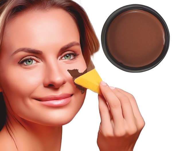 Makeupmaling til ansigtsmaling BRUN