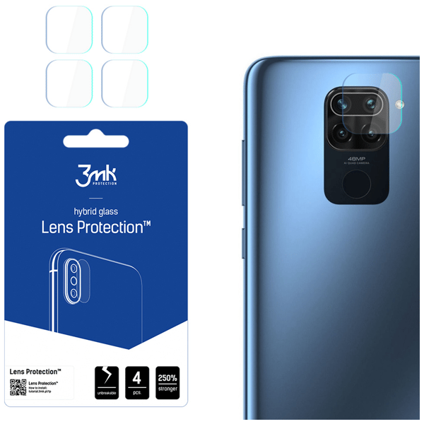 Xiaomi Redmi Note 9 4G - 3mk Linsskydd