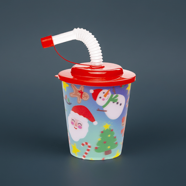 Barnmugg med 3D-rörlock, okrossbar julklapp