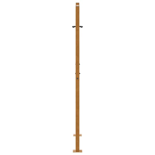 vidaXL Trädgårdsgrind 105x155 cm rostfritt stål lättviktskonstruktion