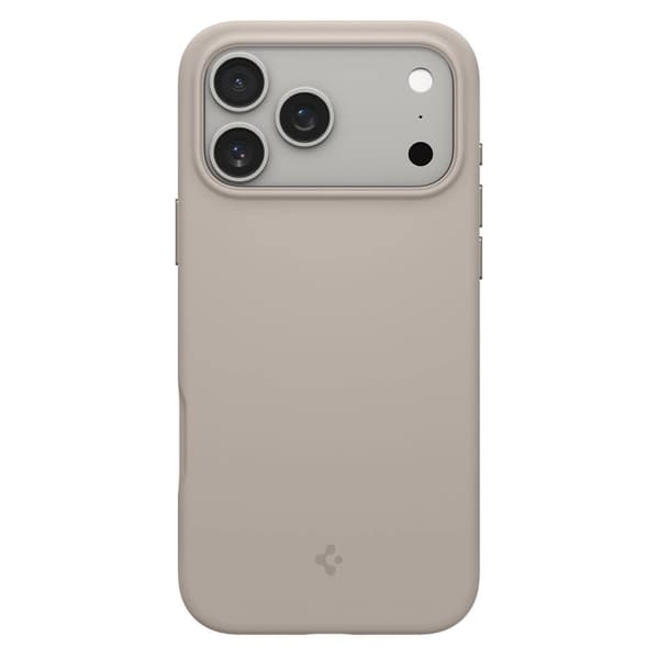 Spigen Silicone Fit MagSafe -kotelo iPhone 17 Pro Maxille - harmaa