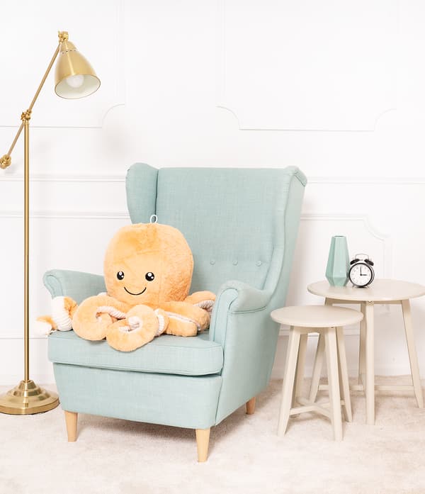 Bläckfisk 80cm beige